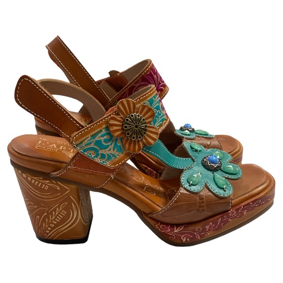 L'Artiste Shoes - NEW L'Artiste By Spring Step Gomma Platform Sandal Size 38/8